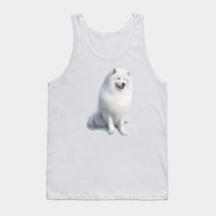 Cute Samoyed Drawing Tank Top